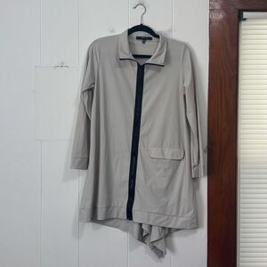 Jason Beige Nylon Moisture Wicking Jacket‎ XS